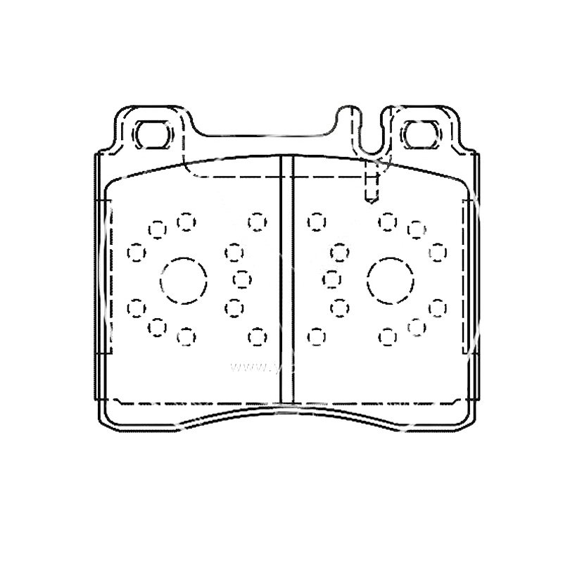 SDCX D689 Disc Brake Pads Noise Control Factory Direct Sales for Different Country Car Brand